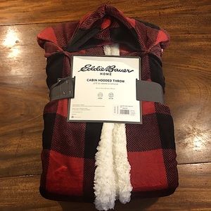 Eddie Bauer Hooded Fleece Throw